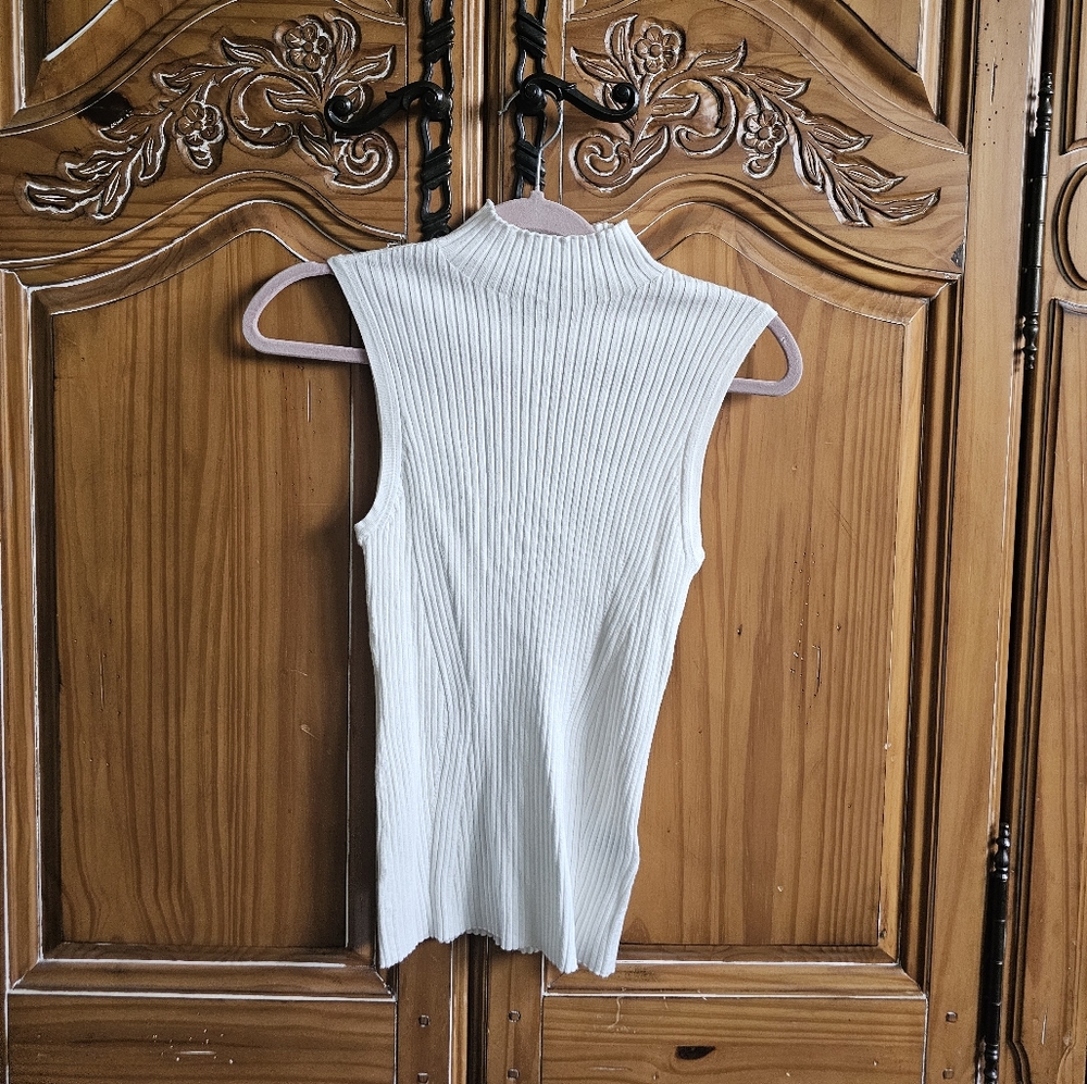 Madewell Ribbed Cream Tank Top